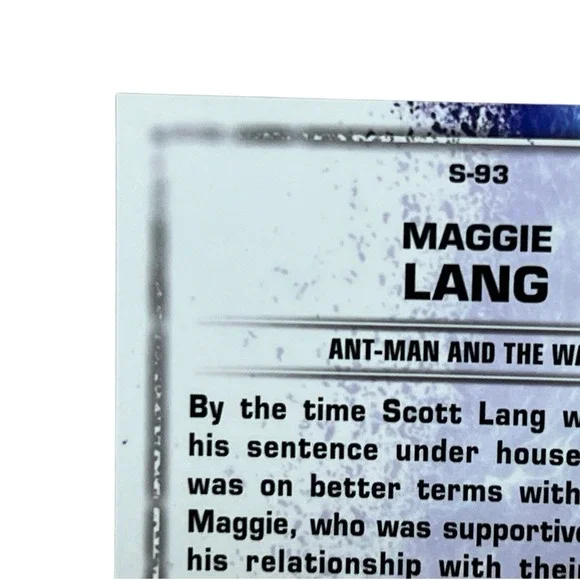 2025 Topps Chrome Marvel Studios Maggie Lang #S-93 Red Refractor The Snap 2/5 - Picture 7 of 10